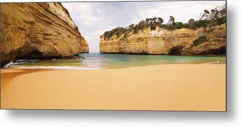 Water's Edge Metal Print featuring the photograph Loch Ard Gorge Beach by Visual Clarity Photography