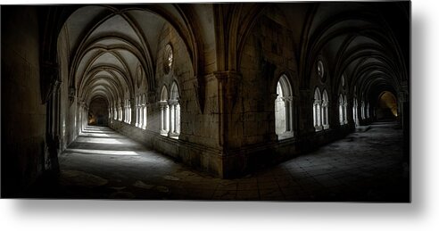 Cloister Metal Print featuring the photograph The cloister of prophecy by Micah Offman