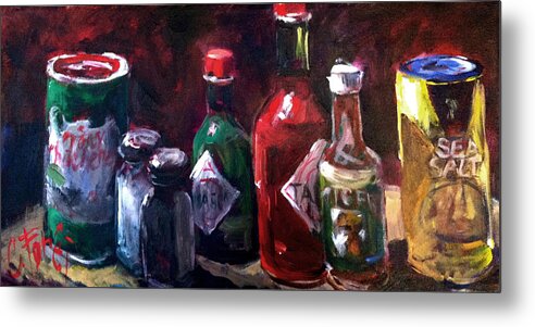 Pepper Metal Print featuring the painting Hot Stuff by Carole Foret