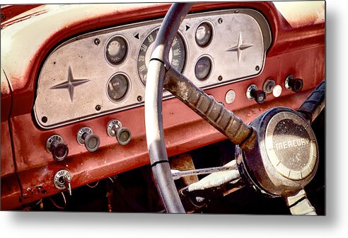 Dash Metal Print featuring the photograph Mercury Truck by Trever Miller