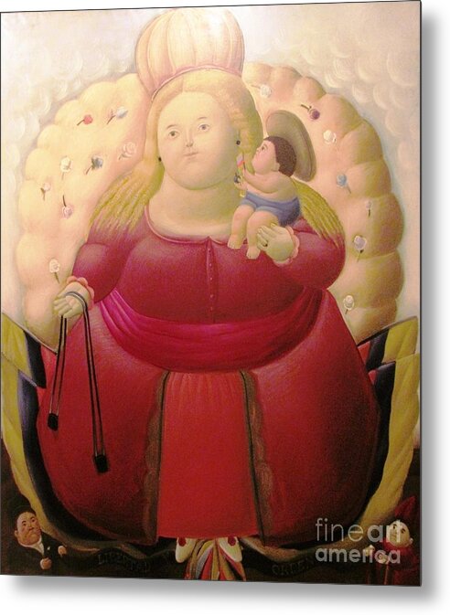 Botero Woman And Child by Ted Pollard