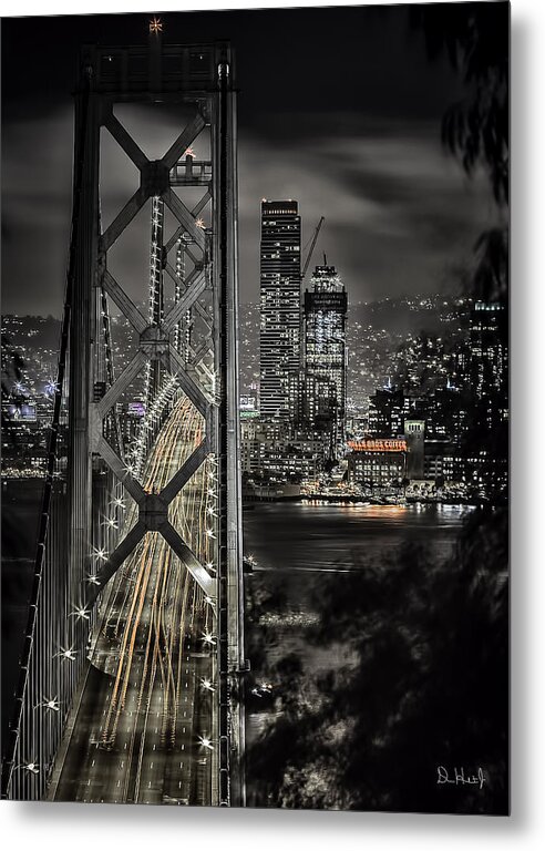 Bay Bridge Metal Print featuring the photograph Bay Bridge by Don Hoekwater Photography