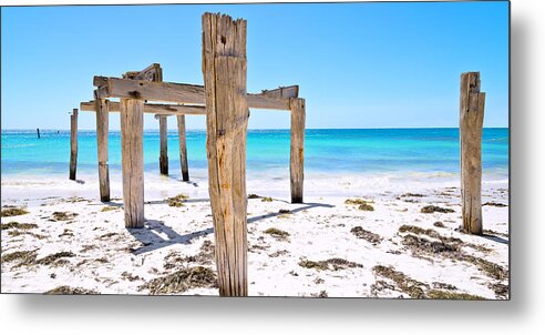 Beach Metal Print featuring the photograph Beautiful Blue by Rick Drent