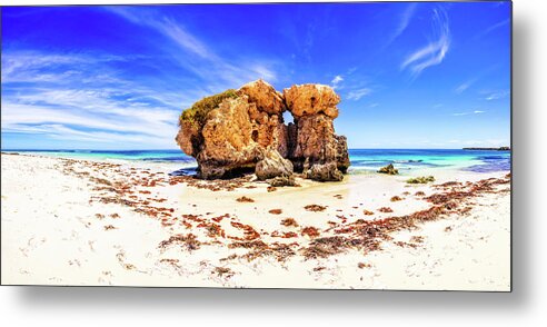 Mad About Wa Metal Print featuring the photograph The Sentry, Two Rocks by Dave Catley