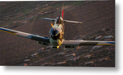 Supermarine Metal Print featuring the photograph Check Six by Jay Beckman