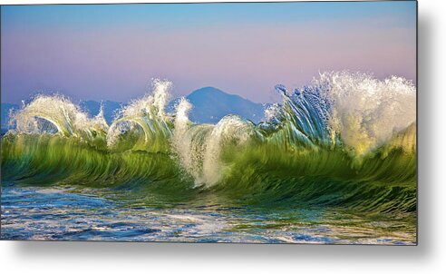 Mexico Manzanillo Metal Print featuring the photograph The Wave by Tommy Farnsworth