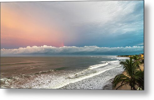 Beach Metal Print featuring the photograph Sunrise Colors in Mazatlan Mexico #6 by Tommy Farnsworth