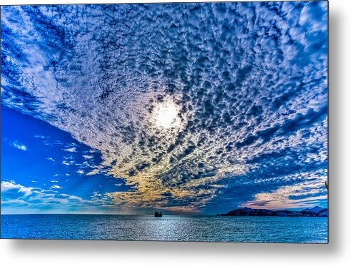 Mexico Metal Print featuring the photograph Sunset Swirl by Tommy Farnsworth