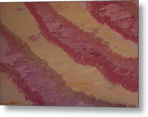 Blush Metal Print featuring the painting Red Coral 2003 by Drea Jensen