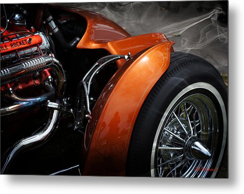 Socal Huntington Beach Hot Rod Car Show Metal Print featuring the photograph Hot Oldies #1 by SM Shahrokni