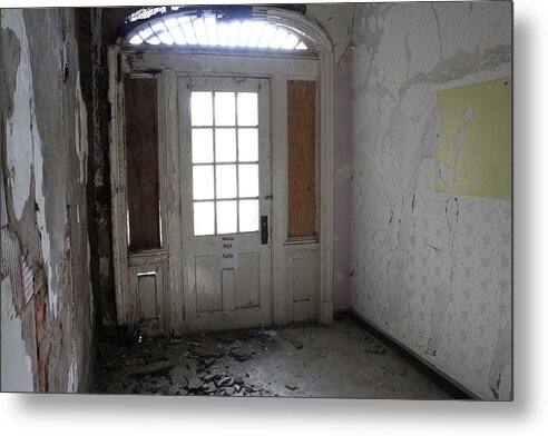 Hospital Metal Print featuring the photograph Aged Neglect by JD Brandenburg
