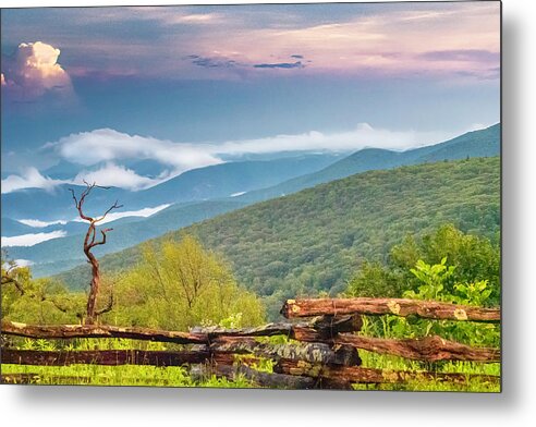 2019 Metal Print featuring the photograph Blue Ridge Parkway View by Ken Barrett