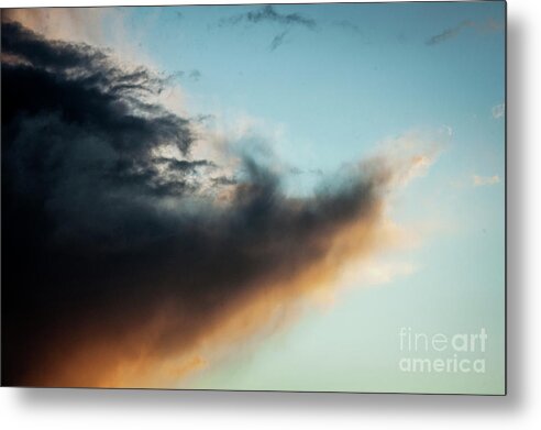 Clouds Metal Print featuring the photograph Face in the cloud, 2019 by Michael Ziegler