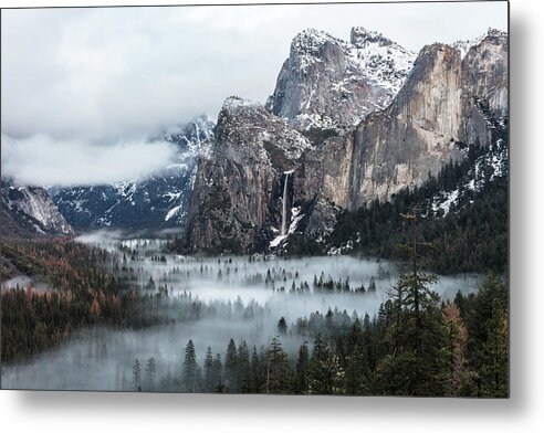 Landscape Metal Print featuring the photograph Land Before Time by Ted Hesser