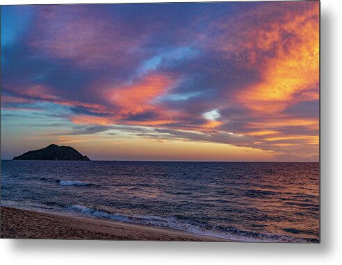 _earthscapes Metal Print featuring the photograph Maz Sunsets Forever by Tommy Farnsworth