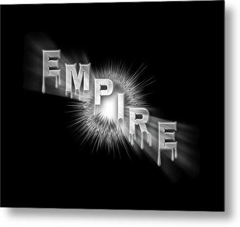 Empire Metal Print featuring the digital art Empire - The Rule Of Power by Rolando Burbon