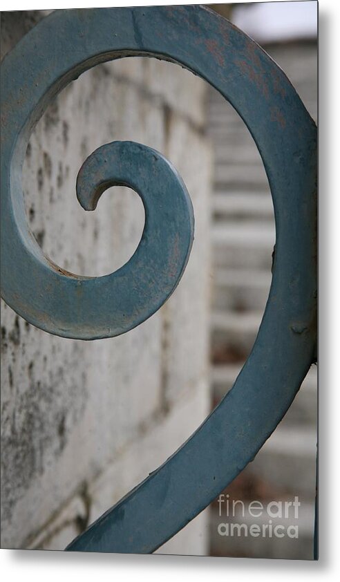Spirals Metal Print featuring the photograph Gate detail ...Versailles by Lynn England