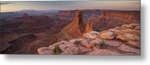 Photography Metal Print featuring the photograph Birds Eye Butte And Crows Nest Butte #1 by Panoramic Images