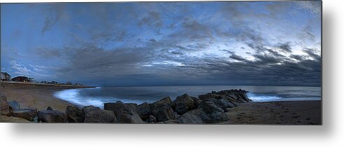 Panoramic Metal Print featuring the photograph Plum Island #2 by Rick Mosher