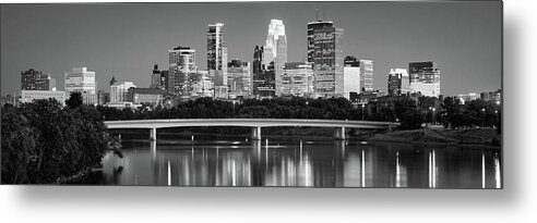 Photography Metal Print featuring the photograph Minneapolis Mn #3 by Panoramic Images