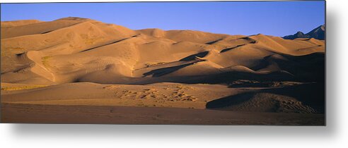 Photography Metal Print featuring the photograph Sand Dunes In A Desert, Great Sand #4 by Panoramic Images
