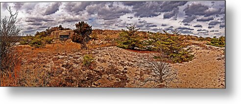 Battery 519 Metal Print featuring the photograph Battery 519 and the Great Dune by Bill Swartwout