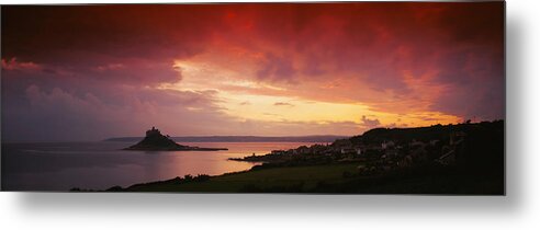 Photography Metal Print featuring the photograph Clouds Over An Island, St. Michaels by Panoramic Images