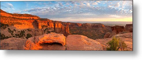  Grand Metal Print featuring the photograph Colorado National Monument by Darren Bradley