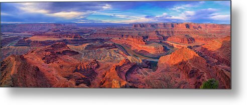 Dead Horse Point Metal Print featuring the photograph Dead Horse Point Panorama by Greg Norrell