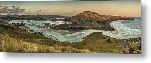 Colin Monteath Metal Print featuring the photograph Estuary At Hoopers Inlet Otago by Colin Monteath