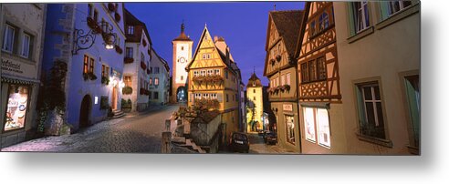 Photography Metal Print featuring the photograph Germany, Rothenburg Ob Der Tauber by Panoramic Images