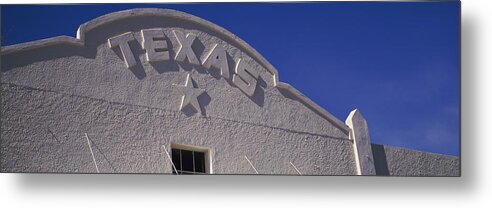 Photography Metal Print featuring the photograph Low Angle View Of A Building, Marfa by Panoramic Images