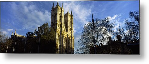 Photography Metal Print featuring the photograph Low Angle View Of An Abbey, Westminster by Panoramic Images