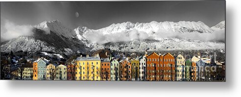 Innsbruck Metal Print featuring the photograph Nordkette by Edmund Nagele FRPS