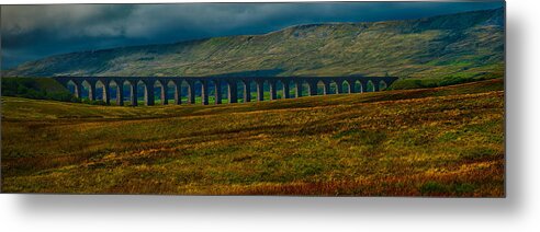 Candidate Metal Print featuring the photograph Ribblehead Viaduct by Dennis Dame