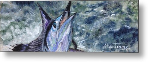 Sailfish Metal Print featuring the painting Sailfish by Stan Tenney
