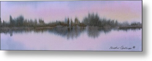 Shoreline Metal Print featuring the painting Shoreline by Heather Gallup