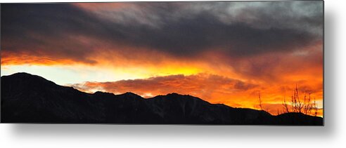 Sunset Metal Print featuring the photograph Sunset 12521 by Jerry Sodorff