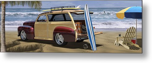 Woody Metal Print featuring the photograph The Hideaway Panoramic by Mike McGlothlen