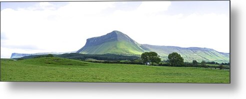 Benbulbin Metal Print featuring the photograph Yeats Country - Under Ben Bulben by Norma Brock