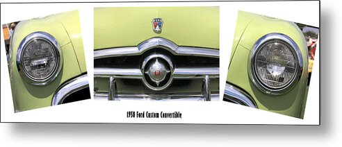 1950 Ford Convertible Metal Print featuring the photograph 1950 Ford Convertible by Marta Alfred