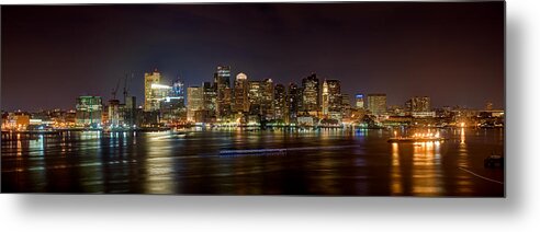 Boston Metal Print featuring the photograph Reflections of Boston by Mark Whitt