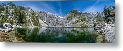 Klamath Mountains Metal Print featuring the photograph Upper Canyon Creek Lake Panorama by Greg Nyquist
