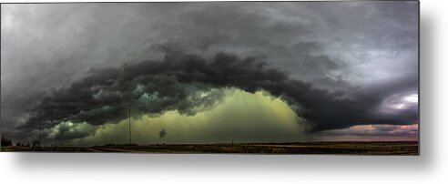 Nebraskasc Metal Print featuring the photograph 3rd Storm Chase of 2018 028 by NebraskaSC