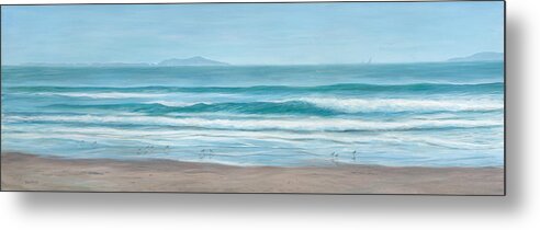 Channel Islands Metal Print featuring the painting Channel Islands by Tina Obrien