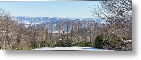 Snowscape Metal Print featuring the photograph Easterly Winter View by D K Wall