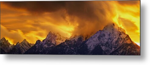 Tetons Metal Print featuring the photograph Event Horizon - CraigBill.com by Craig Bill