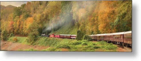 Great Metal Print featuring the photograph Great Smoky Mountains Railroad by Lori Deiter