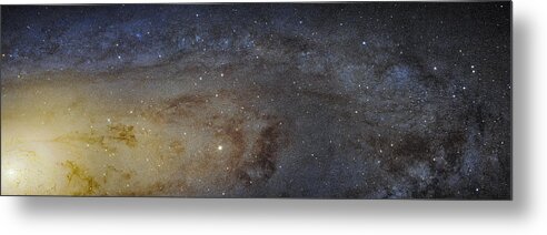 3scape Metal Print featuring the photograph Hubble's High-Definition Panoramic View of the Andromeda Galaxy by Adam Romanowicz
