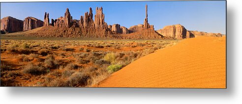 Photography Metal Print featuring the photograph Monument Valley,arizona by Panoramic Images